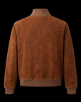 Chestnut Suede Field Jacket By Enantiodromia