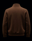 Brown Fur Suede Blouson By Enantiodromia