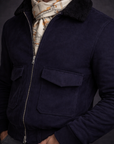 Navy Flight Jacket By Enantiodromia