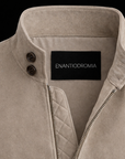 Beige Suede Bomber By Enantiodromia