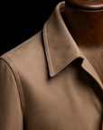 Camel Suede Overcoat By Enantiodromia