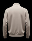 Greige Brown Fur Wool Blouson By Enantiodromia
