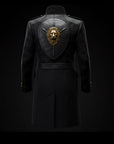 Black Crocodile Leather The Imperial Lion Coat