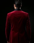 Red Velvet Blazer
