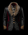 Black Crocodile Leather & Mink Jacket By Enantiodromia