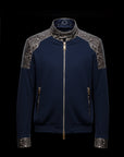 Blue Python wool Jacket