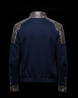 Blue Python wool Jacket
