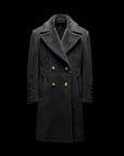 Grey Cashmere Wool Overcoat