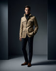Cotton-Blend Safari Jacket
