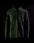 Green Rulex Jaquard Polo By Enantiodromia
