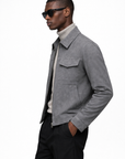 Grey Field Jacket by Enantiodromia