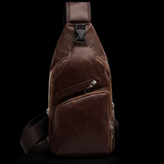 Brown Leather Cross Body Bag