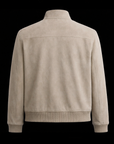 Beige Suede Bomber By Enantiodromia