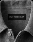 Grey Suede Over Shirt By Enantiodromia