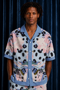 Sky Floral Summer Shirt