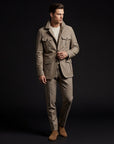 Camel Cotton Twill Overcoat By Enantiodromia