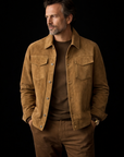 Sand Suede Over Shirt By Enantiodromia