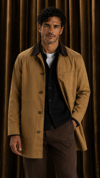 Longline Chore Coat Workwear Jacket