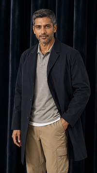 Lightweight Longline Blazer Coat