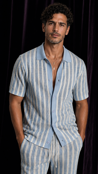 Sky Stripe Summer Shirt