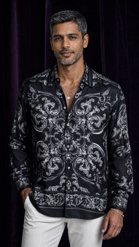 European Summer Print Shirt