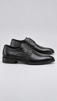 Refined Textured Lace-Up Dress Shoes for Polished Everyday Style
