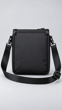 Compact Nylon Crossbody Bag Featuring an Adjustable Shoulder Strap