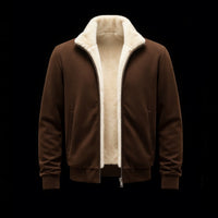 Brown Fur Suede Blouson By Enantiodromia