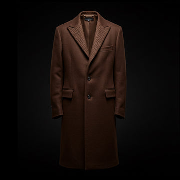 Brown Wool-Cashmere Arboris Overcoat