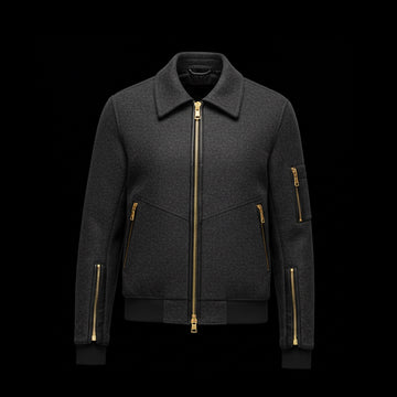 Dark Grey Wool Jacket