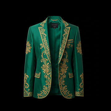 Green Wool Blazer