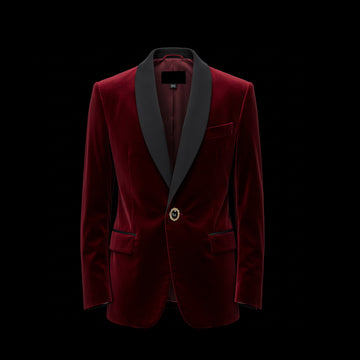 Red Velvet Blazer