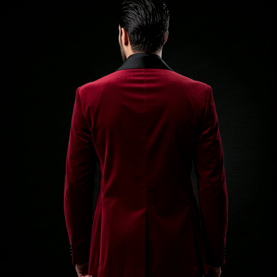 Red Velvet Blazer