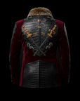 Black Crocodile Leather & Mink Jacket By Enantiodromia