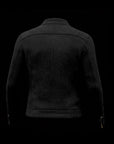 Black Suede Bomber Jacket By Enantiodromia
