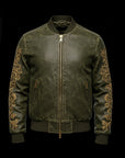 Green Maharaja Bomber Jacket By Enantiodromia