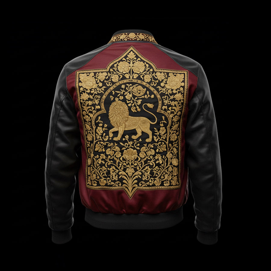 Sher-e-Hind Embroidery bomber jacket