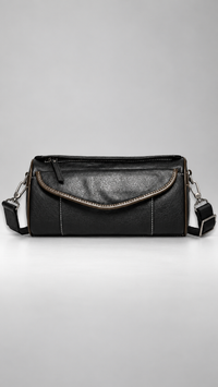 Leather Crossbody Messenger Bag for Daily Carry and Travel Essentials