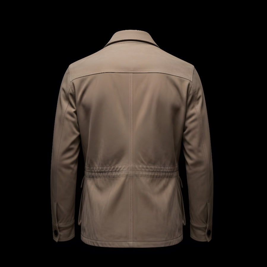 Cotton-Blend Safari Jacket