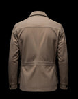 Camel Twill Cotton Military Jacket By Enantiodromia