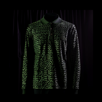 Green Rulex Jaquard Polo By Enantiodromia