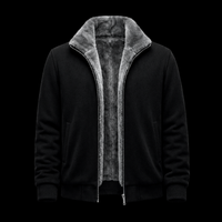 Black Suede Fur Blouson by Enantiodromia