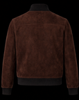Brown Suede Field Jacket by Enantiodromia