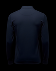 Alligator Cotton Navy Long Sleeve Polo