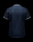 Ice Blue Wolf Satin Shirt By Enantiodromia