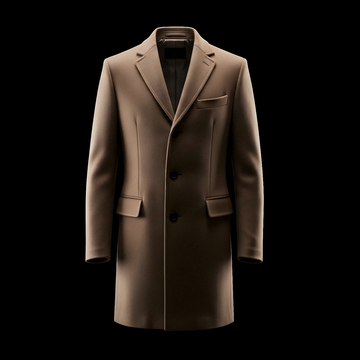 Camel Wool Overcoat