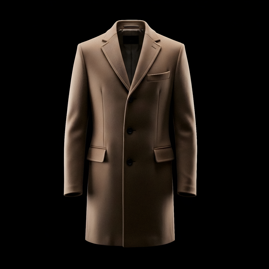 Camel Wool Overcoat